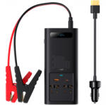 Baseus Инвертор за кола Baseus 300W 12V-220V, 2 x AC, USB-A, 12V, Черен (CGNB010101)