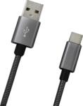 mobilNET Cablu de date USB-C 2A 1m Metalizat gri