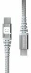 Mobilonline CABLU EKO Kevlar USB-C/USB-C 1, 2 M 60W Alb