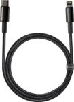 Baseus CATLWJ-A01 Tungsten Gold cablu de încărcare rapidă USB-C la Lightning 20W 2m negru