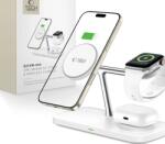 Tech-Protect Încărcător wireless Tech-Protect QI15W-A45 3în1 Magsafe magnetic - alb