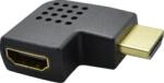 mobilNET Adaptor HDMI drept unghiular, negru