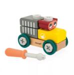 Janod BricoKids Дървен строителен комплект кола с инструменти Мечка 25 бр (J06458)