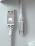Mobilonline ECO CABLE Kevlar USB/USB-C 3, 0M 60W alb