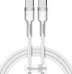 Baseus Cafule Metal Series Cablu de date USB-C - USB-C 100W 1m Alb