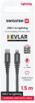 SWISSTEN Cablu de date Swissten USB-C/Lightning 60W 1, 5m antracit Kevlar