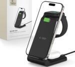 Tech-Protect Încărcător wireless Tech-Protect QI15W-A36 3în1 pentru Apple - negru