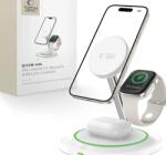Tech-Protect Încărcător wireless Tech-Protect QI15W-A46 3în1 Magsafe magnetic - alb