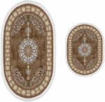  L' essential Maison Bathmat Set (2 Pieces) Beige Mink Red White 410615 - O - Beige
