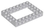 LEGO® Alkatrészek (Pick a Brick) Világos kékesszürke 6x8 kocka, közepén lyukkal 4211848 (4211848)
