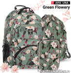 Ars Una anatómiai iskolatáska hátizsák SZETT - Flowery Green ( AU-C2 ) (5993120030567SZ)
