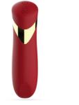 Crushious Vibrator Crushious Blinders, 10 Moduri Vibratii, Silicon, USB, Rosu, 10.2 cm Vibrator