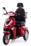 UNIZDRAV Scuter electric cu trei roți CHAMPION pentru seniori - motor puternic de 1000 W, roșu (Articol folosit)