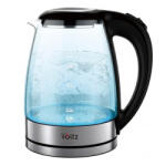 Voltz Cana electrica Oliver Voltz OV51230AD, 1500 W, 1, 8 l, Sticla, Baza rotativa la 360°, Inox/Negru (OV51230AD) Fierbator