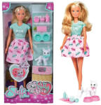Simba Toys Păpușă Steffi cu pisica Kitty (1362F1) Papusa