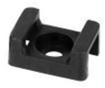 ORNO OR-AE-13236/100 Nyeregkábelkötegelő tartó, csavarozható, 16x11mm, rögzítőfurat 3, 6mm, fekete, 100 db (OR-AE-13236/100)