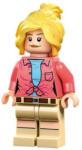  Dr. Ellie Sattler lego jurassic world figura - Coral Shirt, Ponytail (jw104)