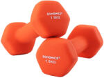 SONGMICS Kézi fitnessz súlyzókészlet 2 x 1, 5 kg, narancssárga (SYL63OG)