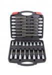 KROFTOOLS Imbusz bitfejes dugókulcs készlet 1/2, H5-H19, 30 részes (6030) (K-6030)