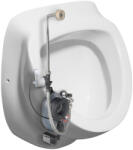 Aqualine hátsó bekötésű kerámia piszoár szenzoros öblítőmechanikával és szifonnal 39x56 cm, fehér 10SZ92001-SENSOR (10SZ92001-SENSOR)