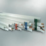 Canalplast 90x65 mm / 2 méter, Dekorcsatorna, fedéllel, fehér, fóliázott (CANALPLAST) klíma (CON90)