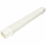 Canalplast 65x50 mm Flexibilis toldóelem, fehér, PVC (CANALPLAST) klíma dekorcsatorna