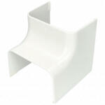 Canalplast 125x75 mm 90° Sarokelem, belső, fehér klíma dekorcsatorna