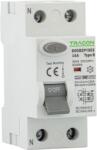 TRACON Áram-védőkapcsoló, 2 pólusú, 40A, 100mA, 10kA, B (EVOB2P401) (EVOB2P401)