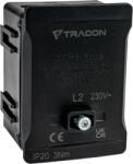 Tracon Fővezetéki sorozatkapocs, plombálható, fekete, 2x35mm2 / 3x35mm2, 690VAC, 100A (FSK35F) (FSK35F)