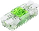 Tracon Csavar nélküli vezetékösszekötő, toldó, nyitható, átlátszó, 0, 5-4(2, 5)mm2, 32A, 400VAC 2P (RVOGTT22) (RVOGTT22)