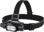 TRACON LED fejlámpa, cserélhető akkumulátorral, 10 W, 1700 lm, 3, 7 V, 2000 mAh, 18650, IP44 (HL1700R) (HL1700R)