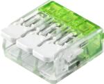 Tracon Csavar nélküli vezetékösszekötő, nyitható átlátszó, 0, 5-6(4)mm2, 41A, 450VAC 3P (RVOGB3) (RVOGB3)