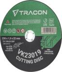 Tracon Vágókorong, 230x1, 9x22mm (VK23019) (VK23019)