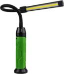 TRACON Akkumulátoros LED kézi lámpa, 10+1, 5W, 6500K, 3, 7V, 4000mAh, 800/90lm, 8 h, IP44 (STLCN10W) (STLCN10W)