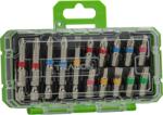 TRACON Bitfej készlet, S2, HRC 58-62, 15pcs (BIT15) (BIT15)