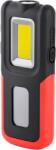 TRACON Akkumulátoros LED kézilámpa, hibrid akkumulátor, 10/5 W, 500 lm, 3, 7 V, 1200 mAh, 103040/3xAAA (STLCOB10W) (STLCOB10W)