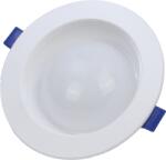 TRACON Kompakt beépíthető LED mélysugárzó, 230 VAC, 9W, 720lm, D=160 mm, 4000 K, IP44, EEI=G (LED-DLGS-9NW) (LED-DLGS-9NW)