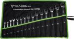 TRACON Kombinált kulcs készlet, 8, 9, 10, 11, 12, 13, 14, 15, 16, 17, 18, 19, 21, 22, 24mm (KK15) (KK15)
