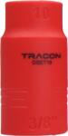 TRACON 1000V-ra szigetelt dugókulcs fej, 1000V, 3/8, 10mm (DSET16-10) (DSET16-10)