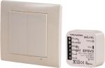 Tracon Vezeték nélküli vezérlő készlet, 2 csatornás, fali nyomógomb, 230 V, 50 Hz, 2x5 A, 2 NO, 868.32 MHz (EFSV2) (EFSV2)