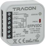 Tracon Rádiós jelvevő egység, szerelvénydobozba, 3 csat. , 10-14 VDC, 3x2, 5 A, 868.32 MHz (EFPV3DC) (EFPV3DC)
