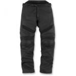 ICON hypersport leather pants stealth fekete bőrnadrág (2811-0352)