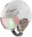 CP Helmets Дамска ски каска Cp helmets Women's Coya+ Ski helmet - Snowwhite S. T. / White Shiny / Glas: Vario Brown WP Mirror - размер 56-58 cm (418-1119-0312)