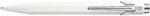 Caran d'Ache rollertoll fémdobozban, fehér, kék tintával, 849 Classic Line (846502)