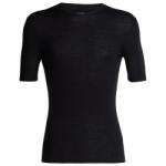 Icebreaker Мъжко мериносово термобельо Icebreaker 175 Everyday S/S Crewe Merino base layer - Black (015-0853-0111)