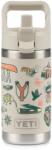 YETI Детска термо бутилка Yeti coolers Rambler Kids Bottle Colour Straw Cap Insulated bottle - Summer Graphic Cape Taupe - размер 354 ml (533-2100-0811)
