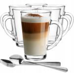 Glasmark Latte Kávéspoharak Macchiato +kanál Ajándék Szett (60-0011-0004)