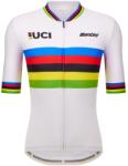 Santini Фланелка с къс ръкав за колоездене Santini UCI World Champion Jersey Cycling jersey - Print (056-3881-0614)
