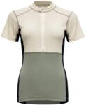 Devold Дамско мериносово термобельо Devold Women's Lauparen Merino 190 Zip Tee Merino base layer - Raw White / Fog / Ink (115-2428-0114)