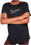 Nike Детска спортна тениска Nike Kid's One Fitted Dri-Fit Short-Sleeve Top Sport shirt - Black / White - размер XL (704-4926-0115)